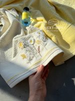 Набір рушників Istambul Sweet Dreams Sari з вишивкою 50х90  2шт - Зображення 8