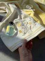 Набір рушників Istambul Sweet Dreams Sari з вишивкою 50х90  2шт - Зображення 9