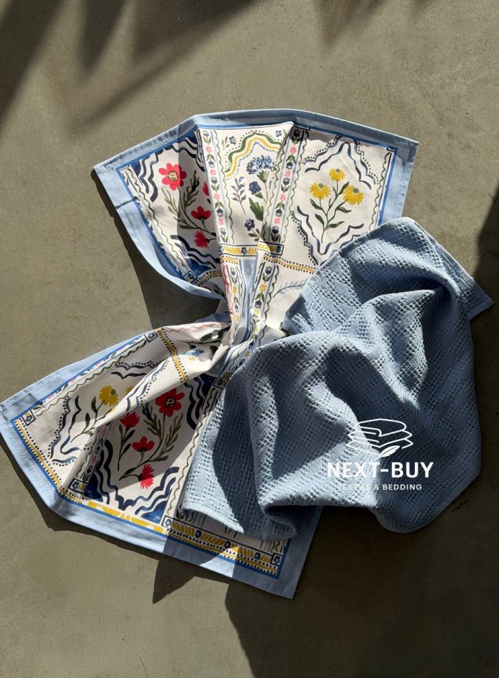 Набір кухонних рушників Maison Blue Tiles 50 × 70 см, 2 шт, Туреччина - Зображення 10