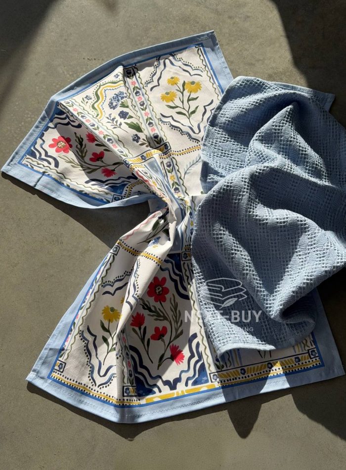 Набір кухонних рушників Maison Blue Tiles 50 × 70 см, 2 шт, Туреччина - Зображення 6
