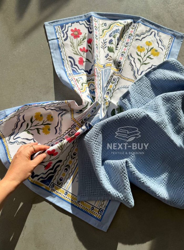 Набір кухонних рушників Maison Blue Tiles 50 × 70 см, 2 шт, Туреччина - Зображення 4