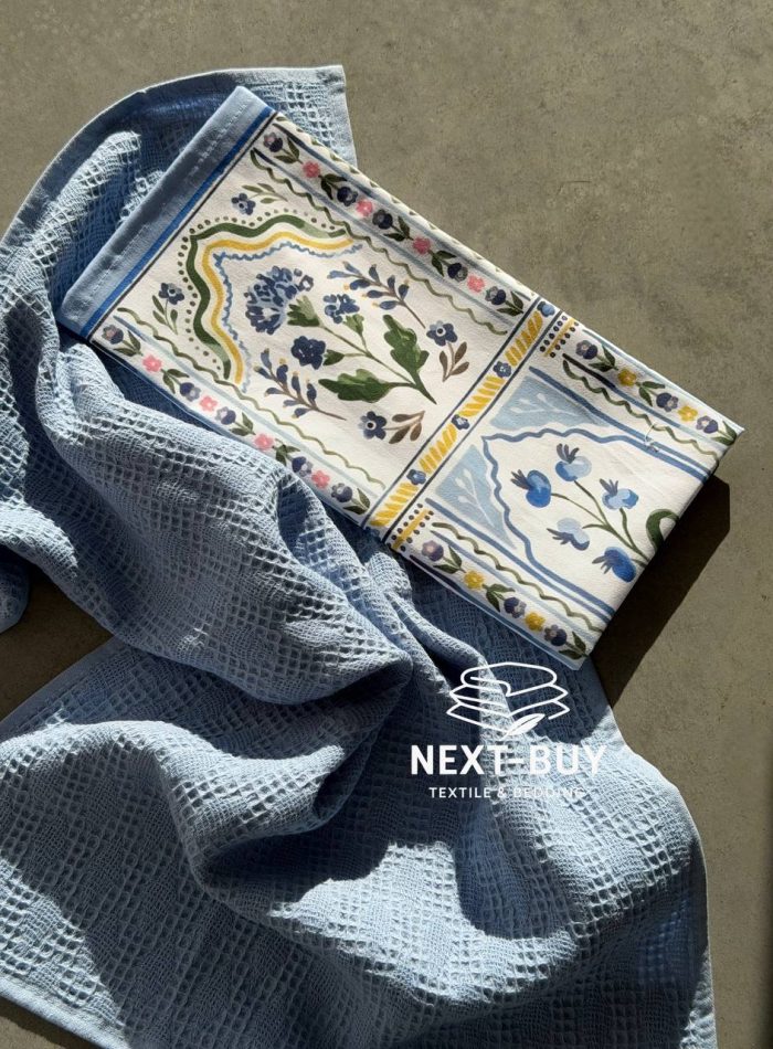 Набір кухонних рушників Maison Blue Tiles 50 × 70 см, 2 шт, Туреччина - Зображення 2