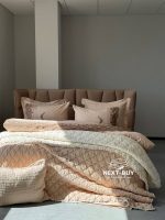 Муслінове покривало з наволочками Atlas Bej 220x240 євро Туреччина