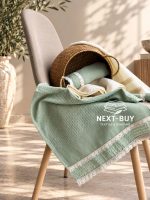 Набір кухонних рушників Nilteks Mint Lace tencel 5шт. 40х60 см - Зображення 4