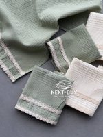 Набір кухонних рушників Nilteks Mint Lace tencel 5шт. 40х60 см - Зображення 8