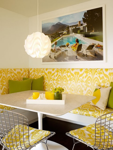 Yellow-Banquette